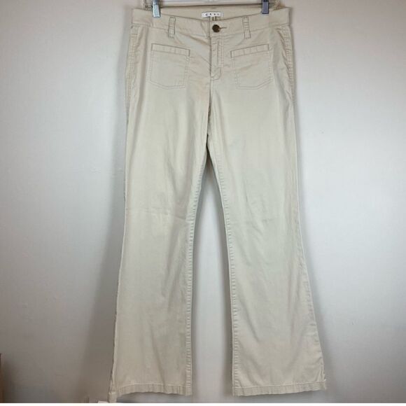 Cabi khaki wide leg pants with 2 front & 2 back pockets- great condition sz 10 - Picture 1 of 7